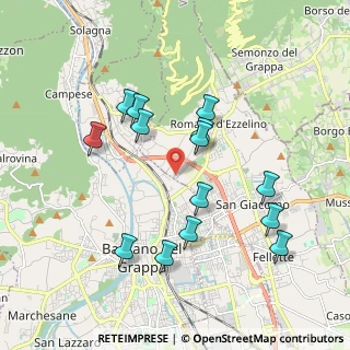Mappa Via Fratelli Andolfatto, 36060 Romano D'ezzelino VI, Italia (1.84)