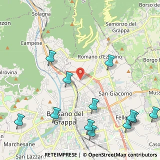 Mappa Via Fratelli Andolfatto, 36060 Romano D'ezzelino VI, Italia (2.90167)