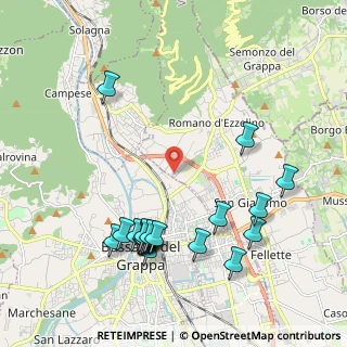 Mappa Via Fratelli Andolfatto, 36060 Romano D'ezzelino VI, Italia (2.289)