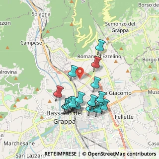 Mappa Via Fratelli Andolfatto, 36060 Romano D'ezzelino VI, Italia (1.7215)