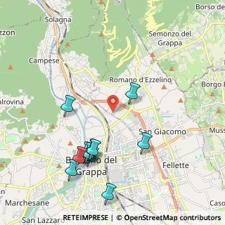 Mappa Via Fratelli Andolfatto, 36060 Romano D'ezzelino VI, Italia (2.22909)