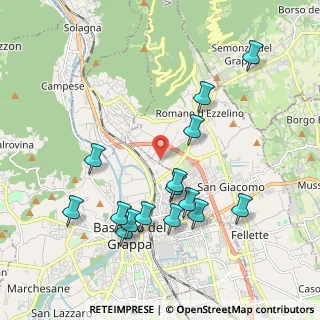 Mappa Via Fratelli Andolfatto, 36060 Romano D'ezzelino VI, Italia (2.04867)