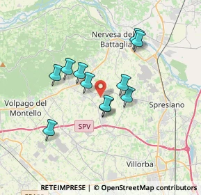 Mappa Via G. B. Canal, 31040 Giavera del Montello TV, Italia (2.80909)