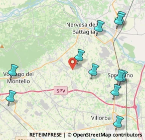 Mappa Via G. B. Canal, 31040 Giavera del Montello TV, Italia (5.6575)