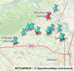 Mappa Via G. B. Canal, 31040 Giavera del Montello TV, Italia (3.51357)
