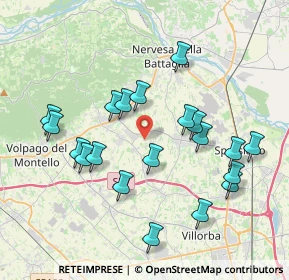 Mappa Via G. B. Canal, 31040 Giavera del Montello TV, Italia (3.834)