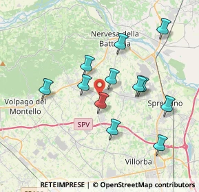 Mappa Via G. B. Canal, 31040 Giavera del Montello TV, Italia (3.41917)