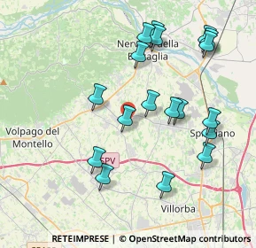 Mappa Via G. B. Canal, 31040 Giavera del Montello TV, Italia (4.03444)