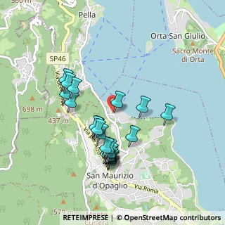 Mappa Via al Porto, 28017 San Maurizio D'opaglio NO, Italia (0.84583)