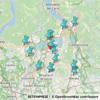 Mappa Via Aldo Moro, 23847 Molteno LC, Italia (6.82643)