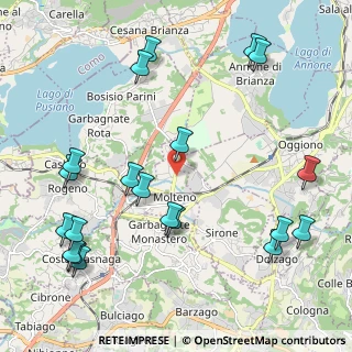 Mappa Via Aldo Moro, 23847 Molteno LC, Italia (2.6105)