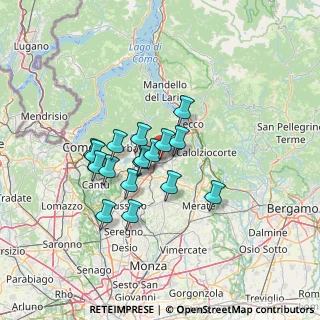 Mappa Via Aldo Moro, 23847 Molteno LC, Italia (10.20588)
