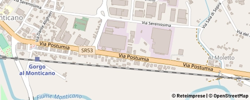 Mappa Gorgo al Monticano
