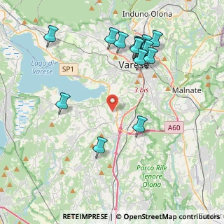 Mappa Via Bellini, 21020 Buguggiate VA, Italia (4.41867)