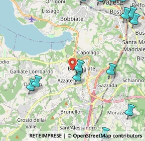 Mappa Cascina Ninet, 21022 Azzate VA, Italia (3.405)