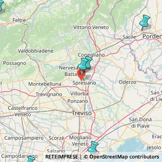 Mappa Via Marmolada, 31027 Spresiano TV, Italia (46.673571428571)