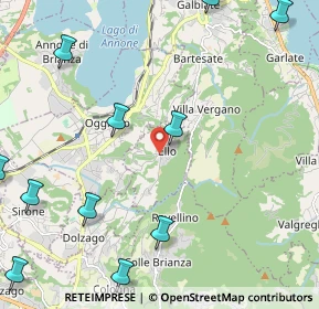 Mappa 23848 Ello LC, Italia (3.02273)