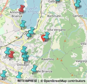 Mappa 23848 Ello LC, Italia (2.90375)