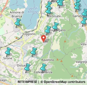 Mappa 23848 Ello LC, Italia (2.93125)