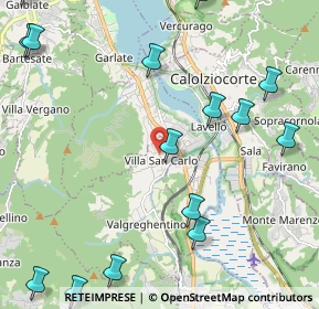 Mappa Via Stucchi Don Satiro, 23857 Valgreghentino LC, Italia (3.03875)