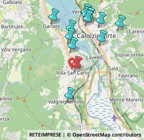 Mappa Via Stucchi Don Satiro, 23857 Valgreghentino LC, Italia (2.07385)