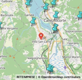 Mappa Via Stucchi Don Satiro, 23857 Valgreghentino LC, Italia (2.81417)
