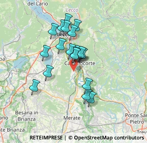 Mappa Via Stucchi Don Satiro, 23857 Valgreghentino LC, Italia (5.4785)