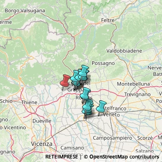 Mappa Via Molinetto, 36060 Romano D'ezzelino VI, Italia (8.00941)