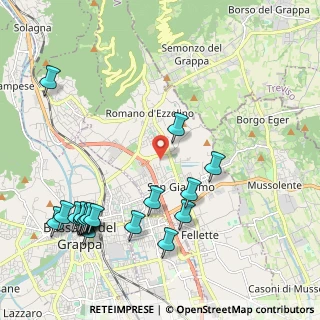 Mappa Via Molinetto, 36060 Romano D'ezzelino VI, Italia (2.585)