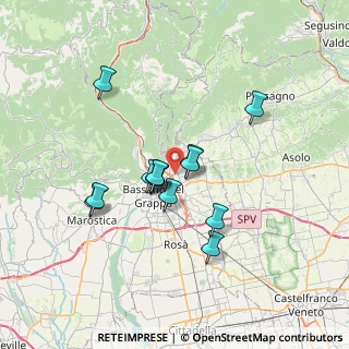 Mappa Via Molinetto, 36060 Romano D'ezzelino VI, Italia (5.63231)
