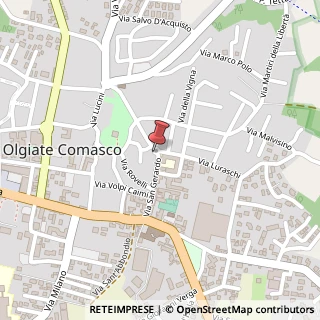 Mappa Via San Gerardo, 41, 22077 Olgiate Comasco, Como (Lombardia)