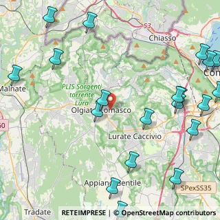 Mappa Via San Francesco, 22077 Olgiate Comasco CO, Italia (6.137)