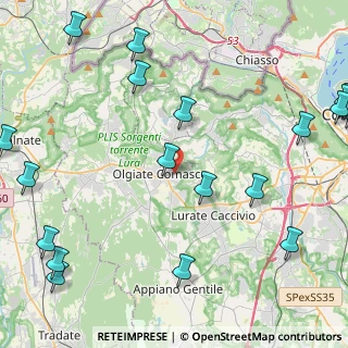 Mappa Via San Francesco, 22077 Olgiate Comasco CO, Italia (6.447)