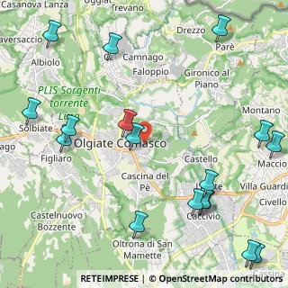 Mappa Via San Francesco, 22077 Olgiate Comasco CO, Italia (2.93353)