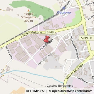Mappa Via della foppa 7, 23848 Oggiono, Lecco (Lombardia)