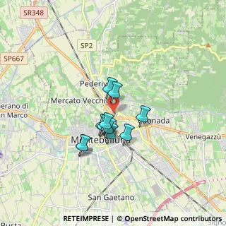 Mappa Vicolo Boccacavalla, 31044 Montebelluna TV, Italia (1.16364)
