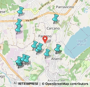 Mappa Via Pascoli, 22030 Orsenigo CO, Italia (1.07467)