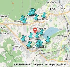 Mappa Via Pascoli, 22030 Orsenigo CO, Italia (1.6375)