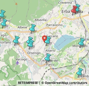 Mappa Via Pascoli, 22030 Orsenigo CO, Italia (2.73923)