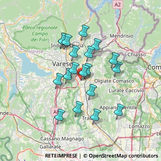Mappa Via Pastore, 21046 Malnate VA, Italia (6.12474)