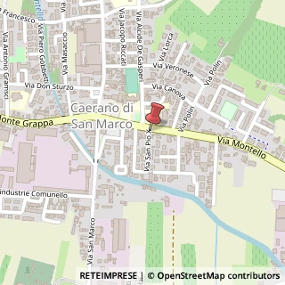 Mappa Via San Pio X, 50, 31031 Caerano di San Marco, Treviso (Veneto)