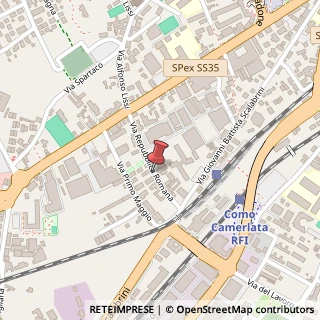 Mappa Via lenticchia 18, 22100 Como, Como (Lombardia)