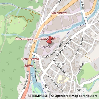 Mappa Via Eustacchio Capitanio, 9, 24020 Cene, Bergamo (Lombardia)