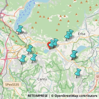 Mappa Piazza Roma, 22030 Montorfano CO, Italia (3.84273)