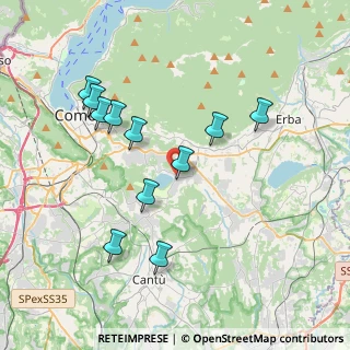 Mappa Piazza Roma, 22030 Montorfano CO, Italia (3.72909)