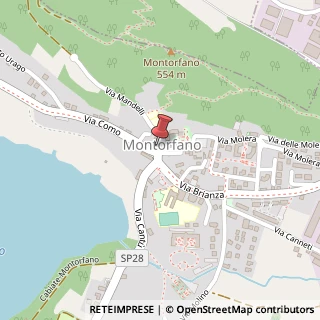 Mappa Piazza Roma, 1, 22030 Montorfano, Como (Lombardia)