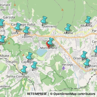 Mappa Piazza Roma, 22030 Montorfano CO, Italia (2.95)