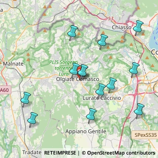 Mappa Piazza Umberto I, 22077 Olgiate Comasco CO, Italia (4.30846)