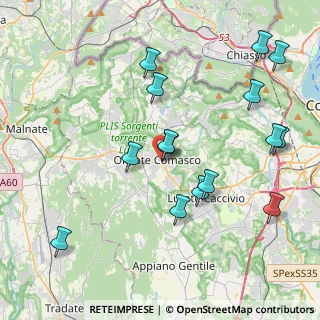 Mappa Piazza Umberto I, 22077 Olgiate Comasco CO, Italia (4.42133)
