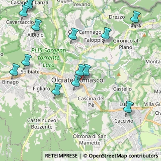Mappa Piazza Umberto I, 22077 Olgiate Comasco CO, Italia (2.69357)